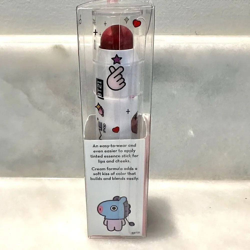 NWT The Creme Shop BT21 Lip+Cheek Chic Stick Tinted Essence Stick Moonwalk 8g